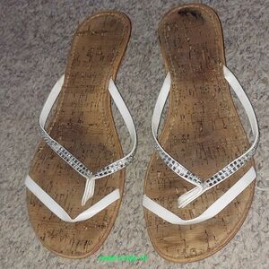 Women's White Sandals